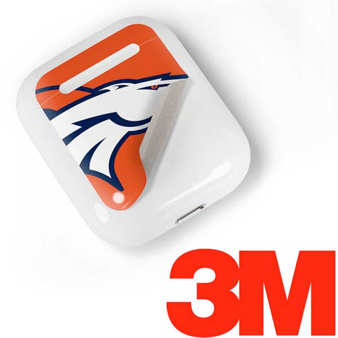 NFL Denver Broncos Large Logo Apple AirPods Skin