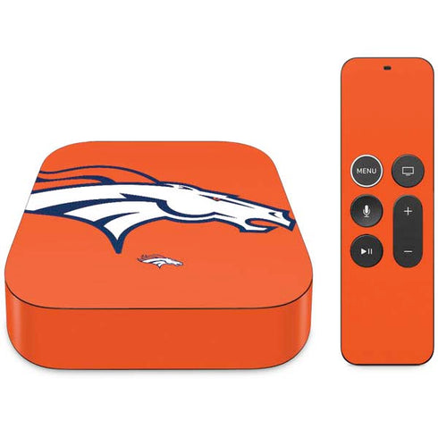 NFL Denver Broncos Large Logo Apple TV Skin