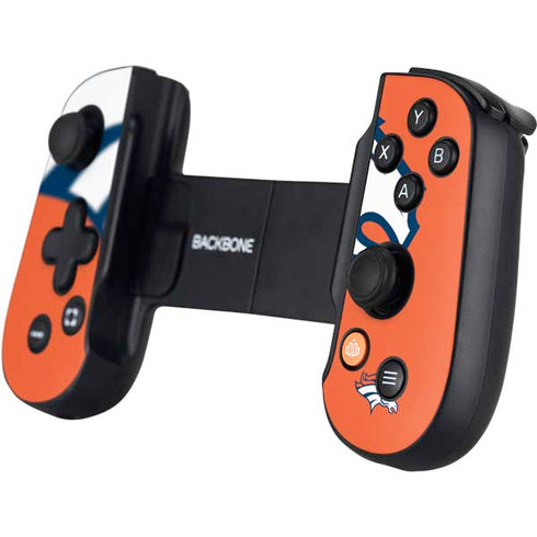 NFL Denver Broncos Large Logo Backbone One for iPhone Game Controller Skin