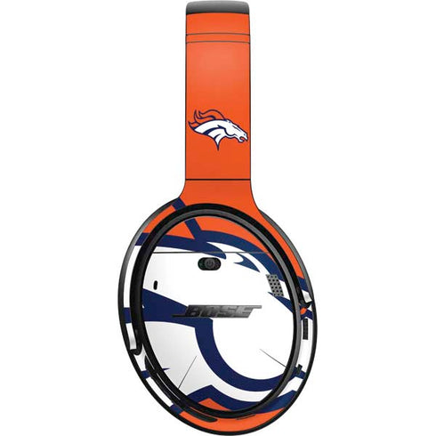 NFL Denver Broncos Large Logo Bose QuietComfort 35 II Headphones Skin