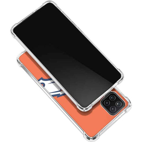 NFL Denver Broncos Large Logo Galaxy A12 Clear Case