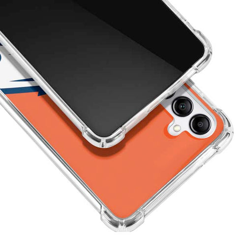 NFL Denver Broncos Large Logo Galaxy A14 5G Clear Case