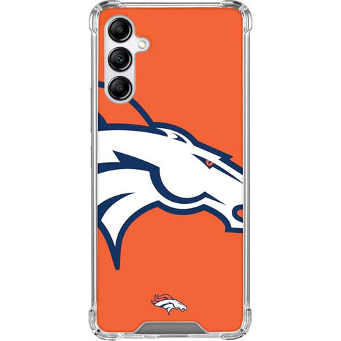 NFL Denver Broncos Large Logo Galaxy A15 5G Clear Case
