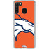 NFL Denver Broncos Large Logo Galaxy A21 Clear Case