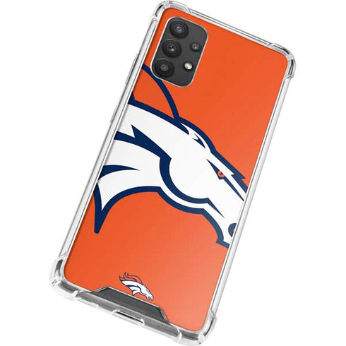 NFL Denver Broncos Large Logo Galaxy A32 5G Clear Case