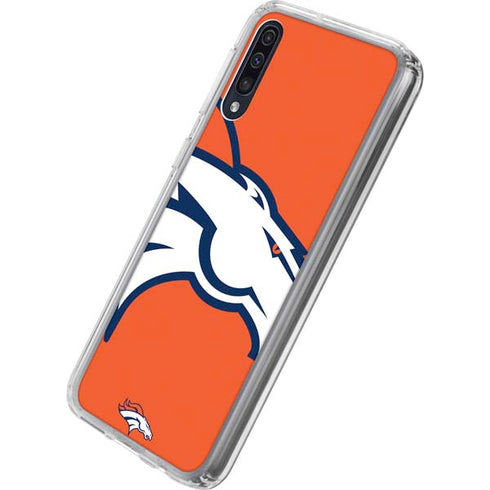 NFL Denver Broncos Large Logo Galaxy A50 Clear Case