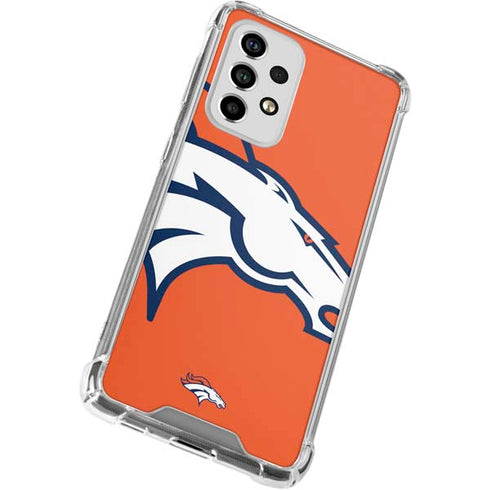 NFL Denver Broncos Large Logo Galaxy A53 5G Clear Case
