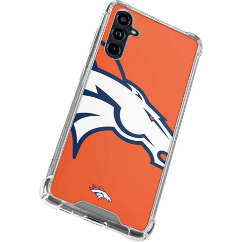 NFL Denver Broncos Large Logo Galaxy A54 5G Clear Case