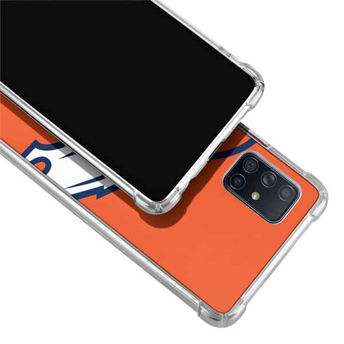 NFL Denver Broncos Large Logo Galaxy A71 5G Clear Case