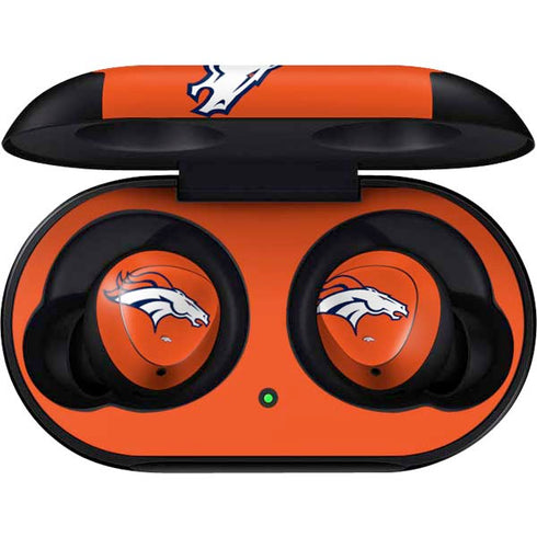 NFL Denver Broncos Large Logo Galaxy Buds Skin