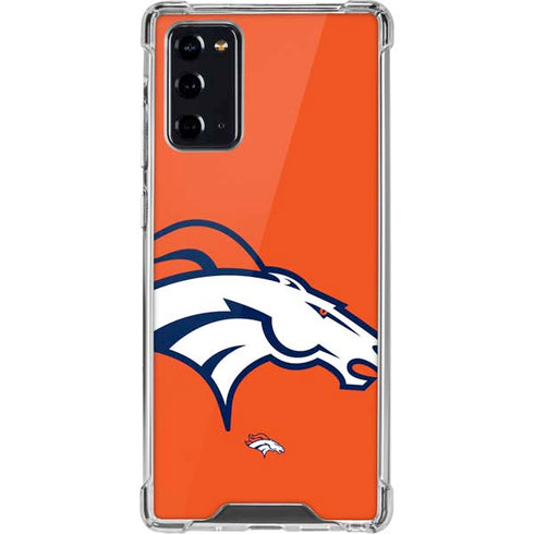 NFL Denver Broncos Large Logo Galaxy Note20 5G Clear Case