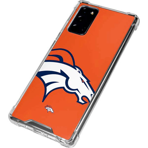 NFL Denver Broncos Large Logo Galaxy Note20 5G Clear Case