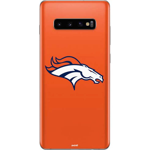 NFL Denver Broncos Large Logo Galaxy S10 Plus Skin