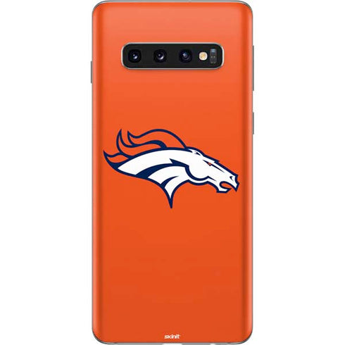 NFL Denver Broncos Large Logo Galaxy S10 Skin