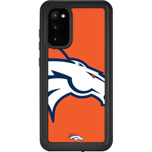 NFL Denver Broncos Large Logo Galaxy S20 Waterproof Case