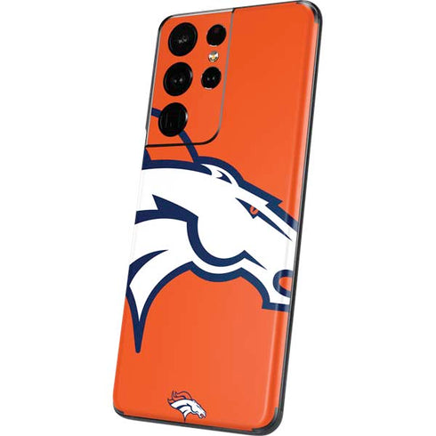 NFL Denver Broncos Large Logo Galaxy S21 Ultra 5G Skin
