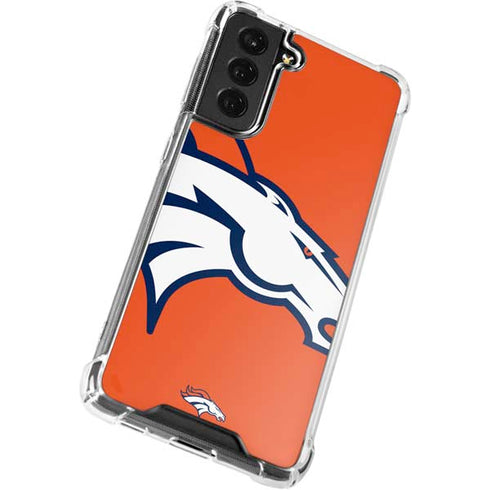 NFL Denver Broncos Large Logo Galaxy S22 Clear Case