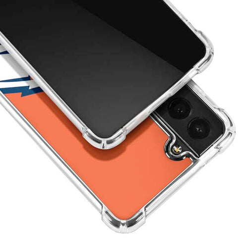 NFL Denver Broncos Large Logo Galaxy S22 Plus Clear Case