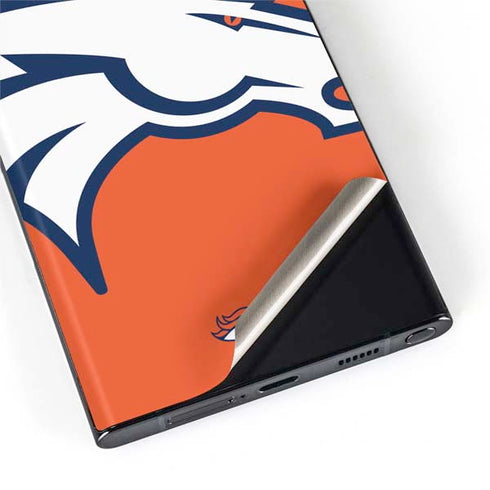 NFL Denver Broncos Large Logo Galaxy S22 Ultra Skin
