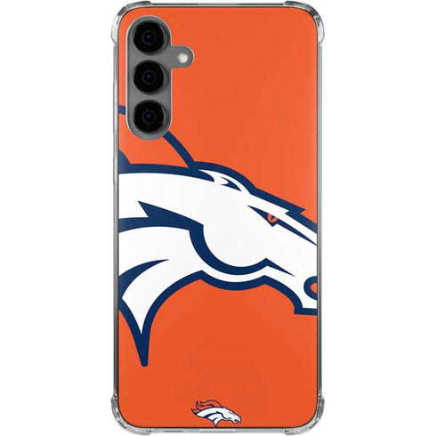 NFL Denver Broncos Large Logo Galaxy S24 Plus Clear Case