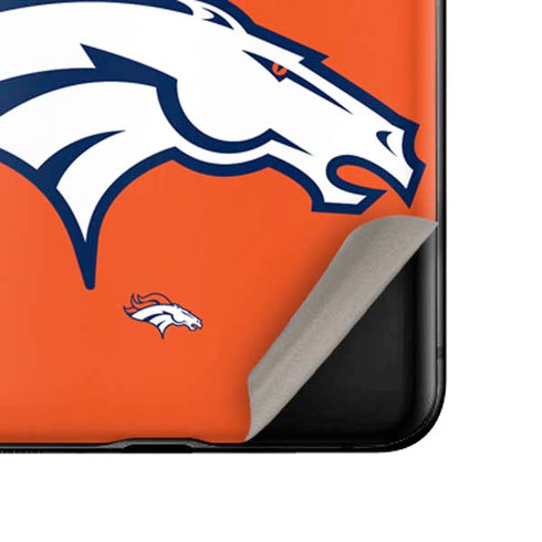 NFL Denver Broncos Large Logo Galaxy Z Flip Skin