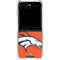 NFL Denver Broncos Large Logo Galaxy Z Flip5 5G Clear Case