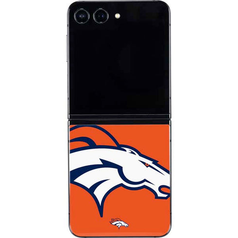 NFL Denver Broncos Large Logo Galaxy Z Flip5 5G Skin
