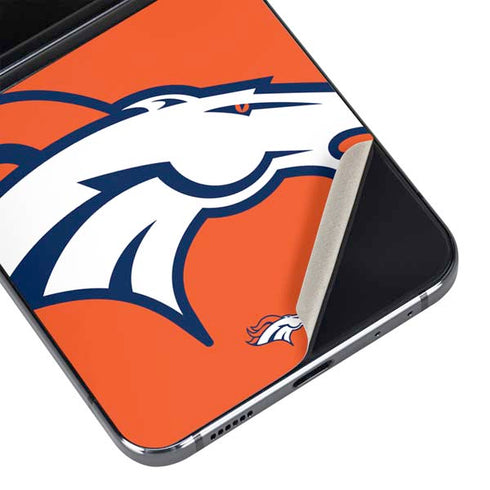 NFL Denver Broncos Large Logo Galaxy Z Flip5 5G Skin