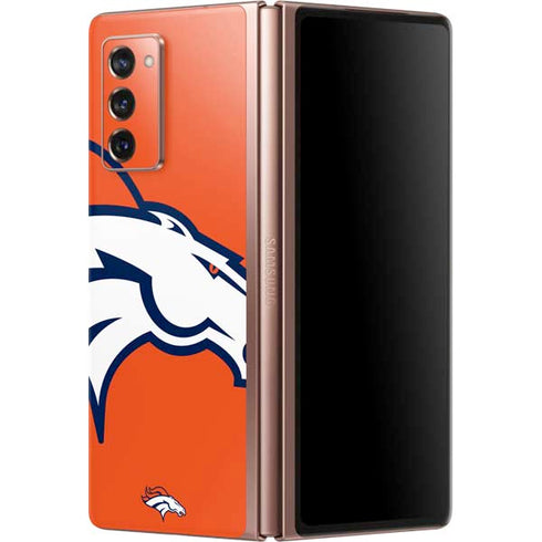 NFL Denver Broncos Large Logo Galaxy Z Fold2 5G Skin