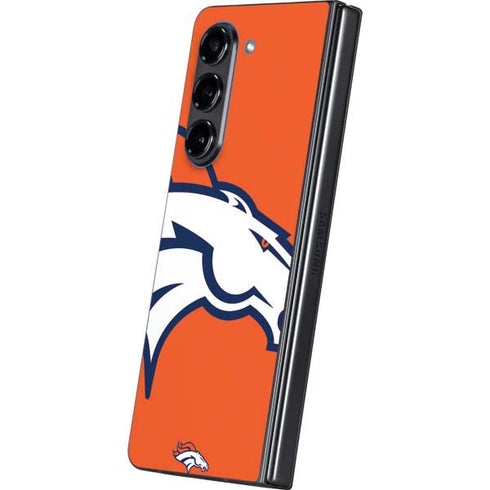 NFL Denver Broncos Large Logo Galaxy Z Fold5 5G Skin