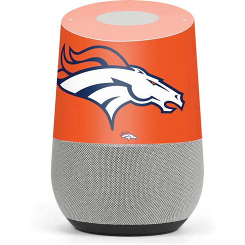 NFL Denver Broncos Large Logo Google Home Skin