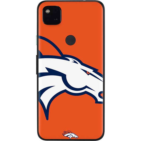 NFL Denver Broncos Large Logo Google Pixel 4a Skin