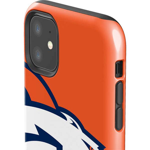 NFL Denver Broncos Large Logo iPhone 11 Impact Case