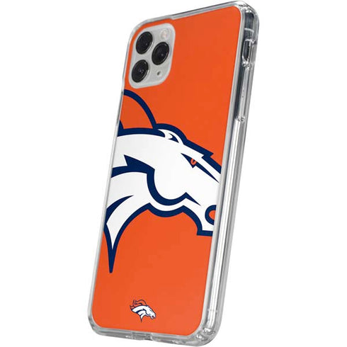NFL Denver Broncos Large Logo iPhone 11 Pro Clear Case
