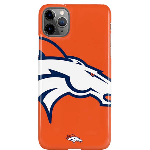 NFL Denver Broncos Large Logo iPhone 11 Pro Max Lite Case