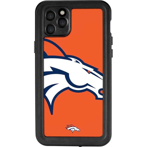 NFL Denver Broncos Large Logo iPhone 11 Pro Max Waterproof Case