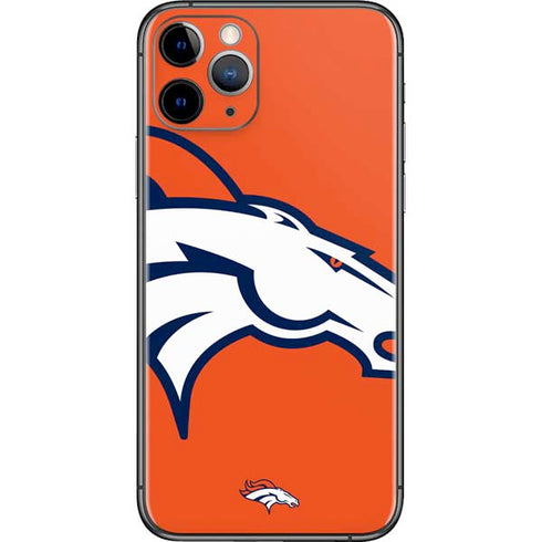 NFL Denver Broncos Large Logo iPhone 11 Pro Skin
