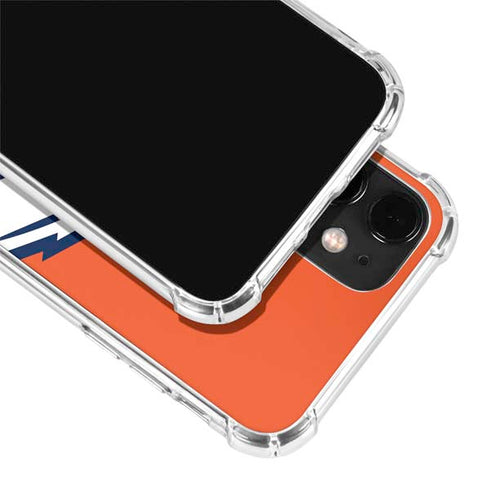 NFL Denver Broncos Large Logo iPhone 12 Mini Clear Case