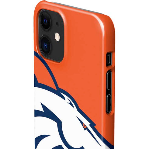 NFL Denver Broncos Large Logo iPhone 12 Mini Lite Case
