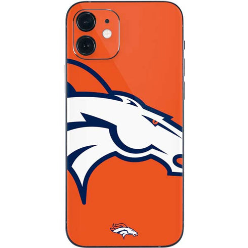 NFL Denver Broncos Large Logo iPhone 12 Mini Skin