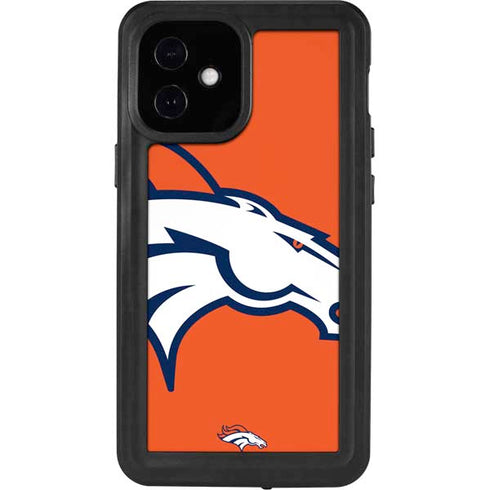 NFL Denver Broncos Large Logo iPhone 12 Mini Waterproof Case