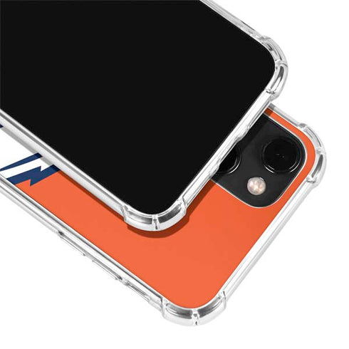 NFL Denver Broncos Large Logo iPhone 13 Clear Case