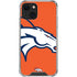 NFL Denver Broncos Large Logo iPhone 13 Mini Clear Case
