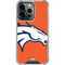 NFL Denver Broncos Large Logo iPhone 14 Pro Clear Case