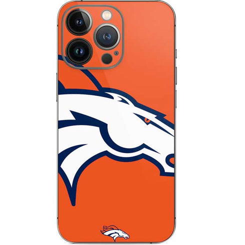 NFL Denver Broncos Large Logo iPhone 14 Pro Skin