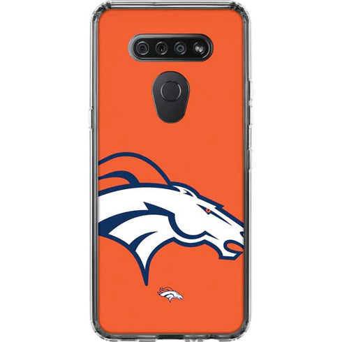 NFL Denver Broncos Large Logo LG K51/Q51 Clear Case