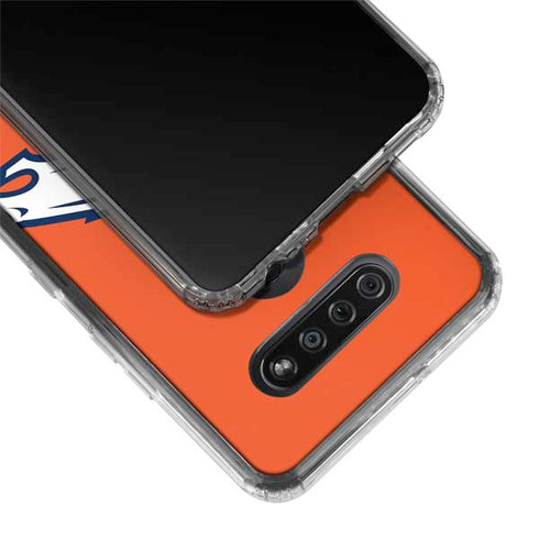 NFL Denver Broncos Large Logo LG K51/Q51 Clear Case
