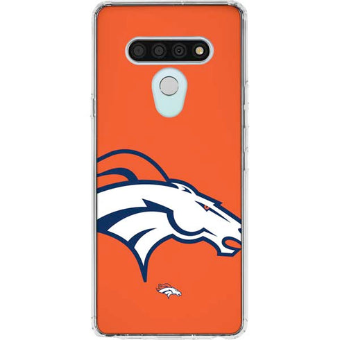 NFL Denver Broncos Large Logo LG Stylo 6 Clear Case