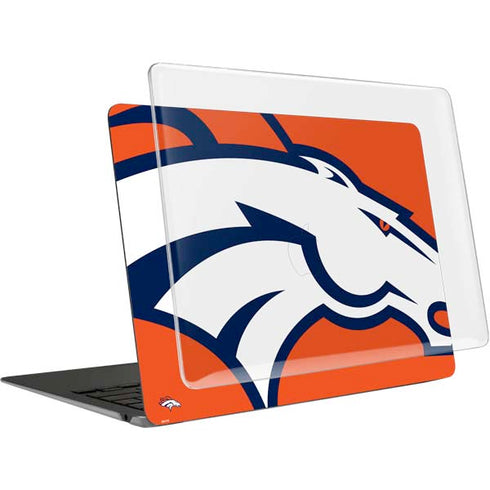 NFL Denver Broncos Large Logo MacBook Air 13in M1 (2021) Case plus Skin
