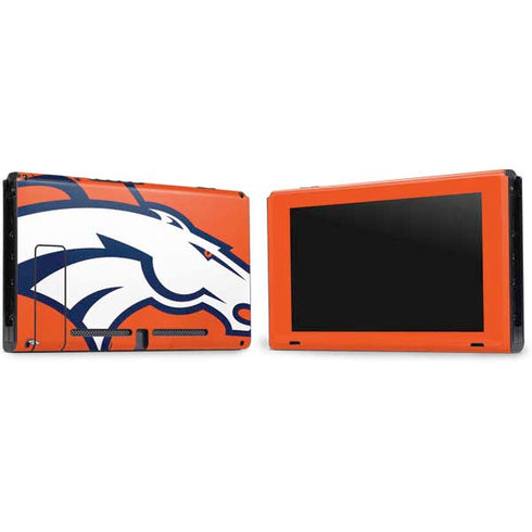 NFL Denver Broncos Large Logo Nintendo Switch Bundle Skin